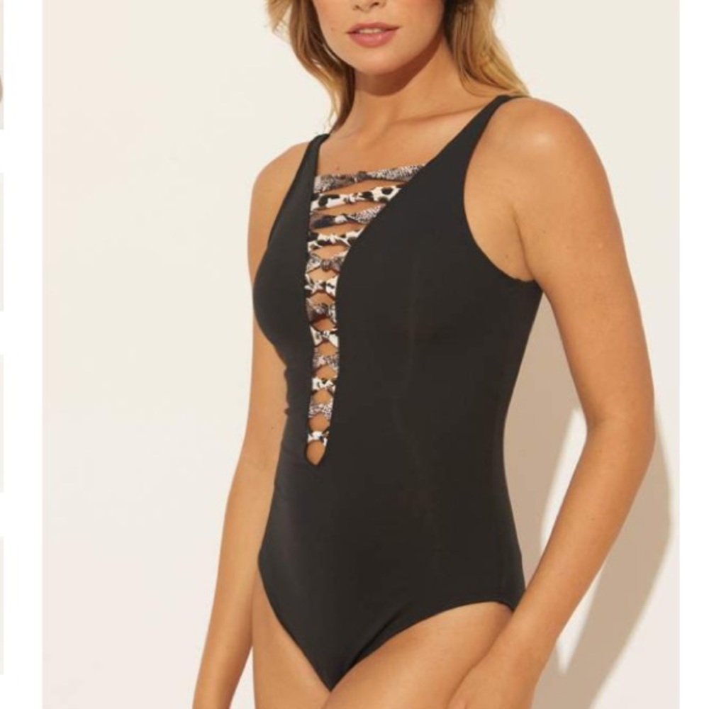 BLEU ROD BEATTIE ONE PIECE SWIM SUIT